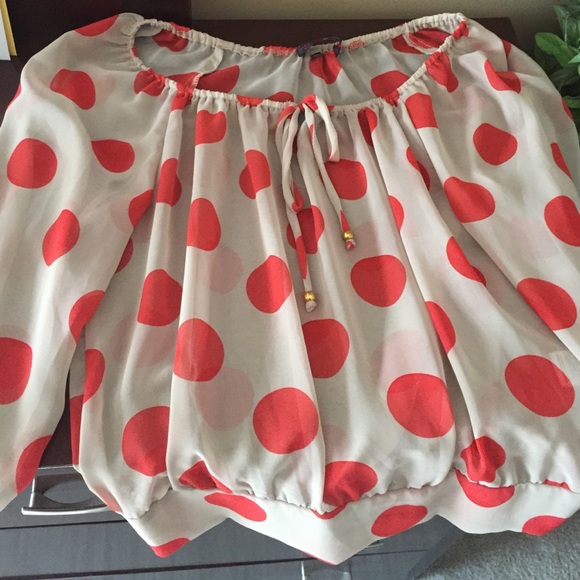 Very cute polka dot blouse