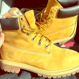 Timberland boots.