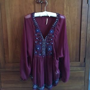 Free People Bohemian Blouse
