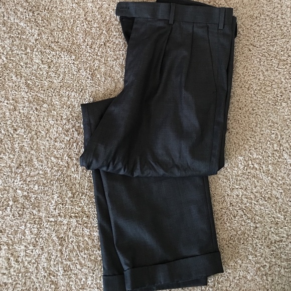 Men's grey dress pants
