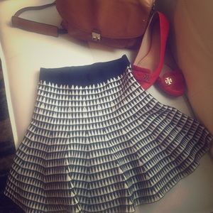 Forever 21 Black and White Skirt
