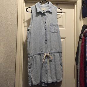 Chambray romper