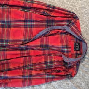 Red American Eagle button down. Men's large