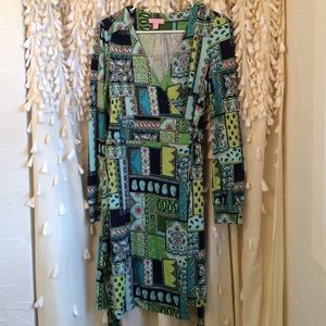 Lilly Pulitzer wrap dress
