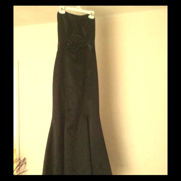 Lazaro strapless bridesmaid dress size 6