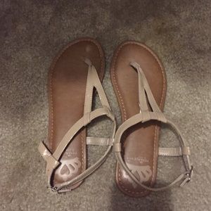 Nude sandals