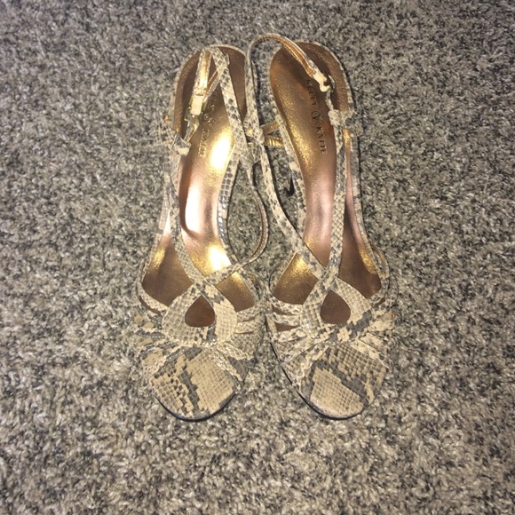 Kelly and Katie Python sandals