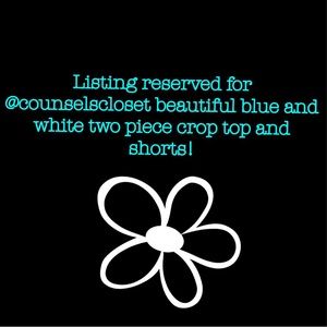 Two piece outfit set for @counselscloset!