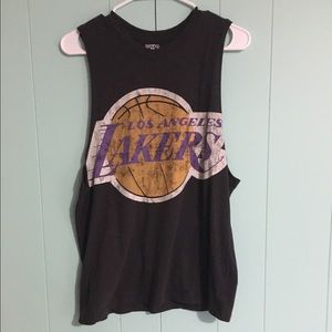 LA lakers muscle tank top
