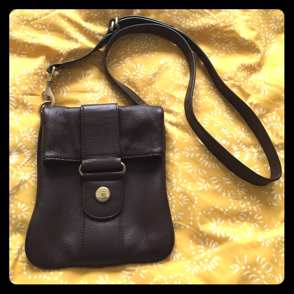 UGG Leather Cross Body Bag
