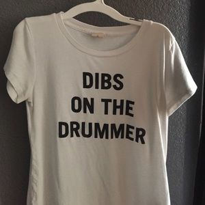 Hollister "Dibs On the Drummer" Tee