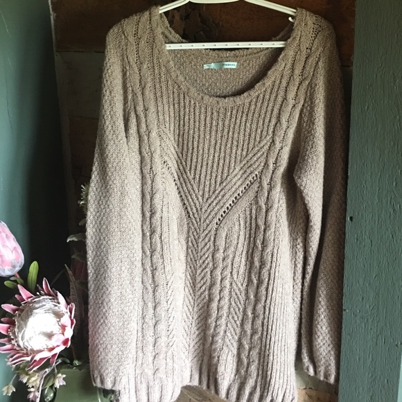 Tan long sweater