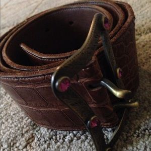 Ralph Lauren Collection Alligator Belt