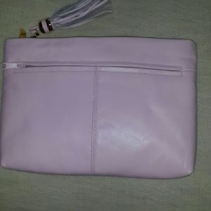 Leather Clutch purse PINK!