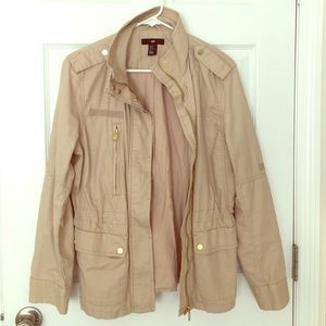 H&M never-been-worn, tan, size 8 jacket