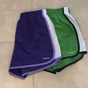 🐰2 Reebok Running Shorts NWOT