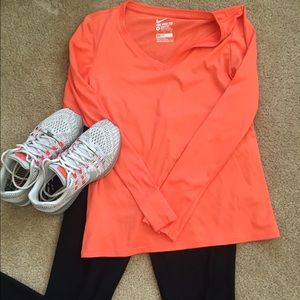 Coral NIKE TEE. Barely worn