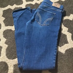 Hollister skinny/straight jeans.