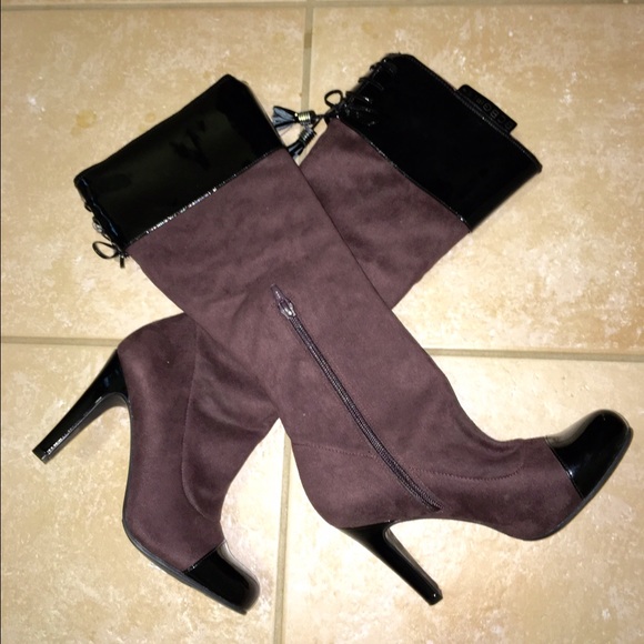 BCBGirls Shoes - FREE INFINITY SCARF/BCBGIRLS SUEDE BOOTS PRICEFIRM