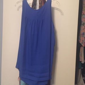 SZ Large Royal blue baby doll top