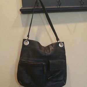 CLARK ALL LEATHER SHOULDER BAG