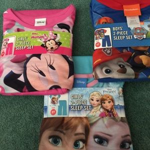 Little girls and boys pajamas