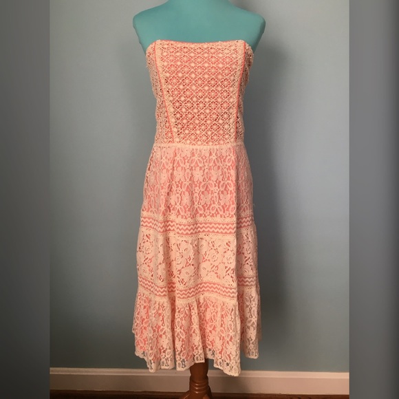 Neon Coral Festival Dress