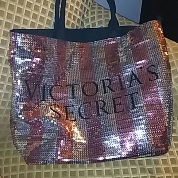 Vs sequin tote