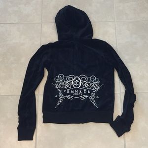 🐰Juicy Couture Velour Zip Up Tracksuit Jacket