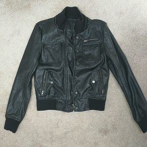 WORN ONCE! Buffalo Pleather Jacket S
