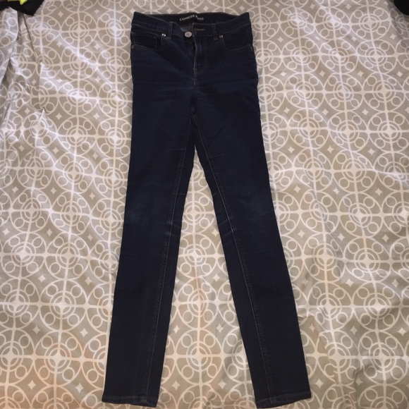 High-waisted Stretch Denim