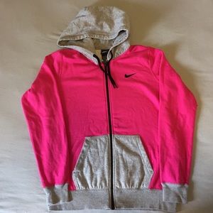 Pink nike hoodie