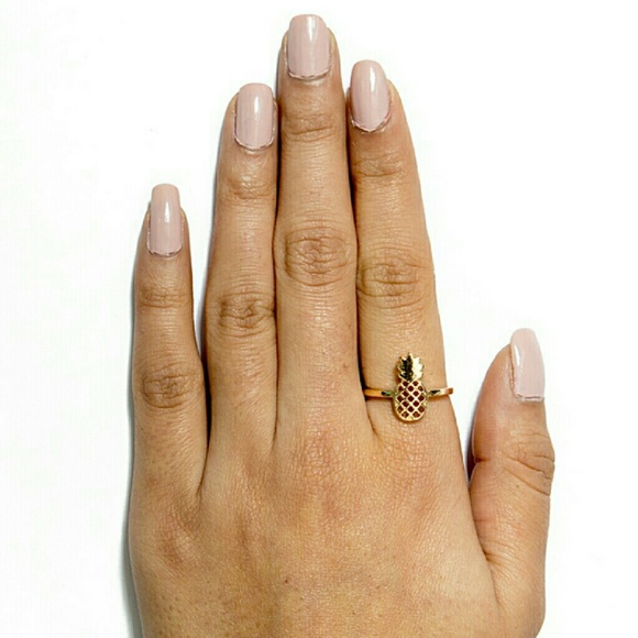 2 for $10 Dainty Pineapple Rings - Picture 2 of 4
