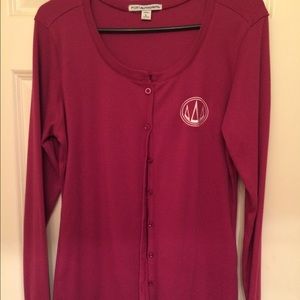 Tri Delta monogram cardigan