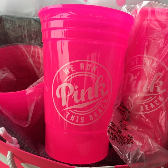 2 PINK cups