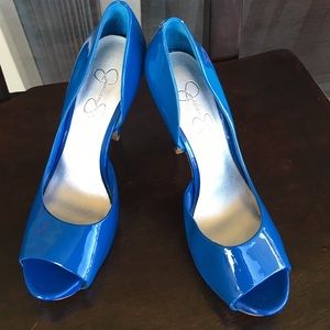 Blue Jessica Simpson heels