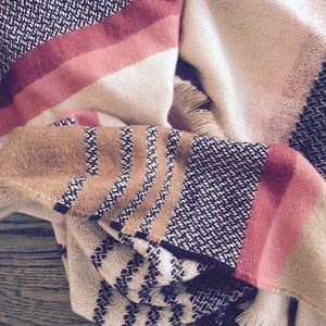 Striped Blanket Scarf