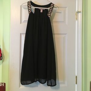 Black shift dress