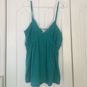 Striped spaghetti strap top