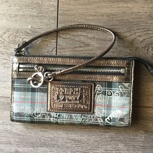 Coach "Poppy" wristlet