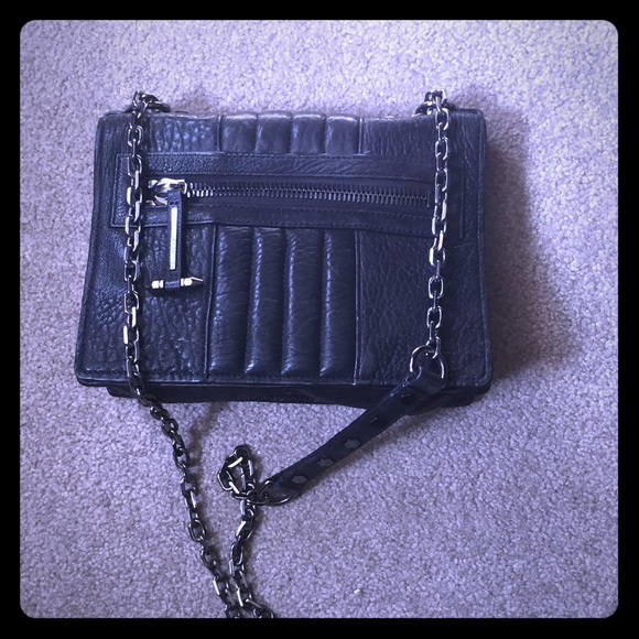 All Saints Black Rally Shoulder Bag
