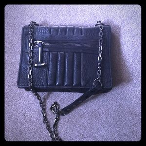 All Saints Black Rally Shoulder Bag