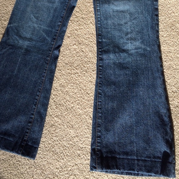 7 for all mankind "dojo" blue jeans size 27 - Picture 2 of 4