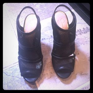 Jessica Simpson black heels