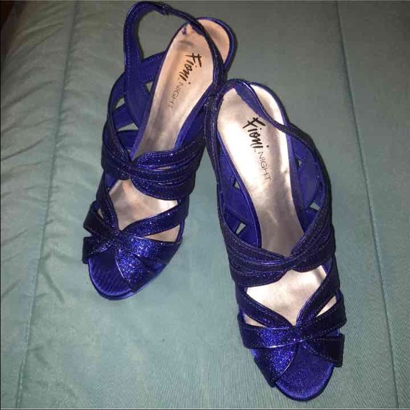 Blue Sparkles Homecoming Heels