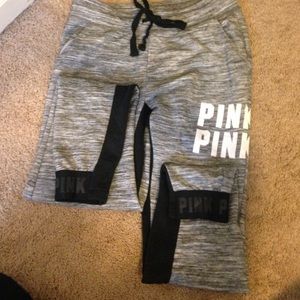 Pink sweat pants
