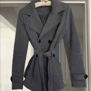 Pea Coat // Grey, Size M