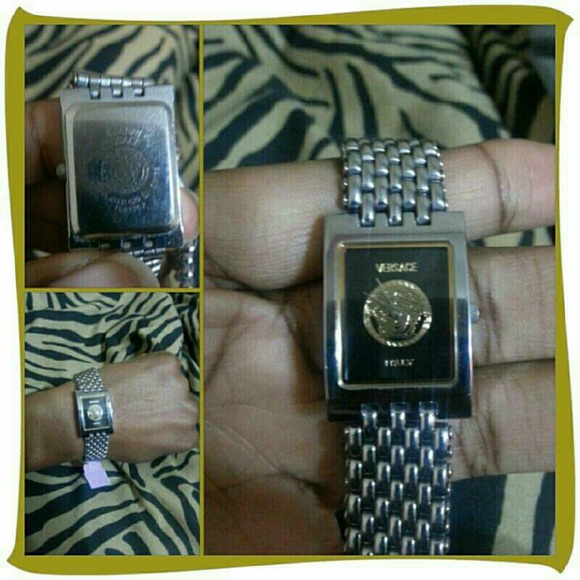 Silver Versace Watch