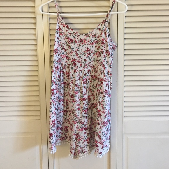 F21 Floral Romper