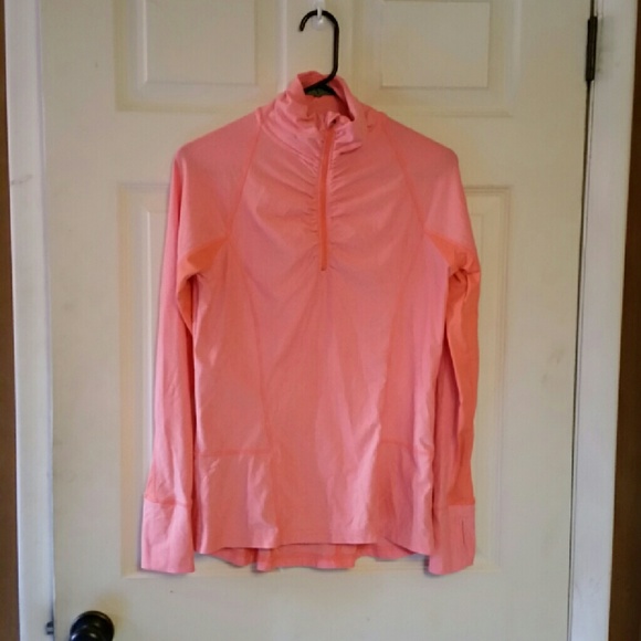 Bright coral Champion top